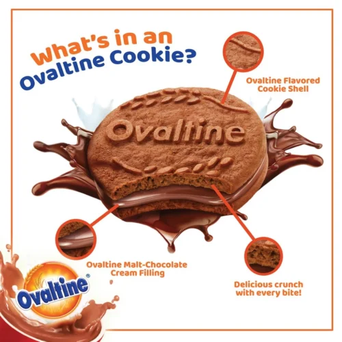 Ovaltine Chocolate Malt Cookies – 30g x 12