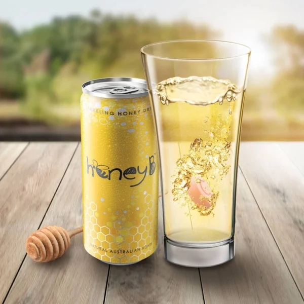 Honey B Sparkling Honey Drink – 250ml x 6