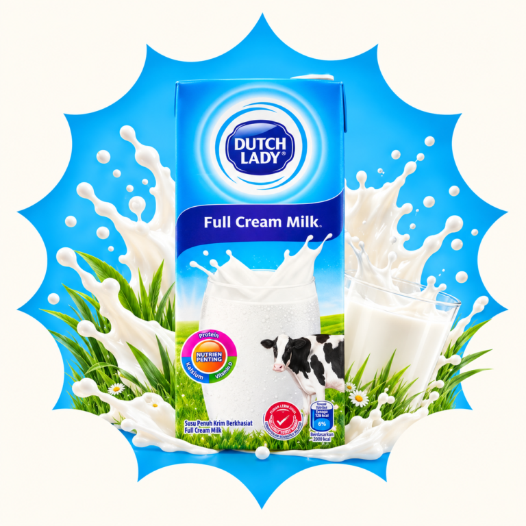 Dutch Lady Milk Splash Advertisement