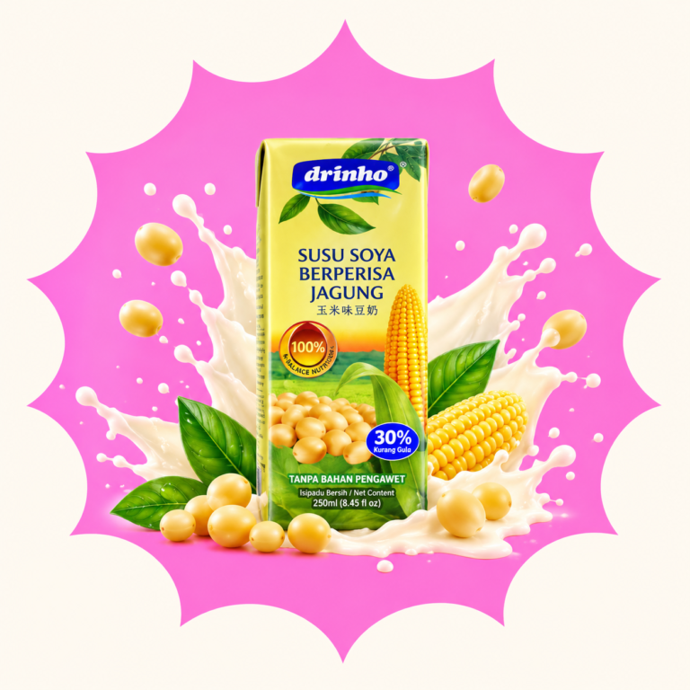 Soy Corn Milk Carton Splash