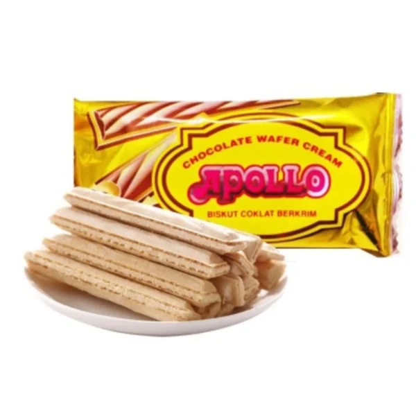 APOLLO Chocolate Stick Wafers – 30 Packs
