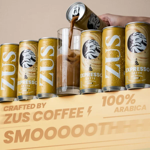 ZUS EXPRESSO® Latte - 240ml x 24cans