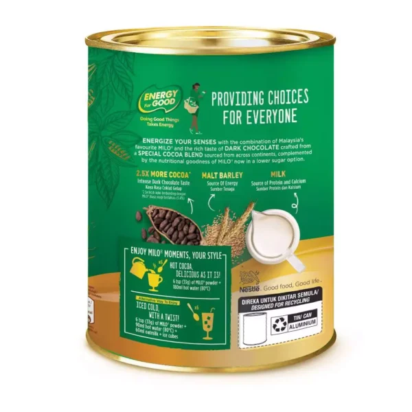 MILO Intense Dark Chocolate Drink (400g)
