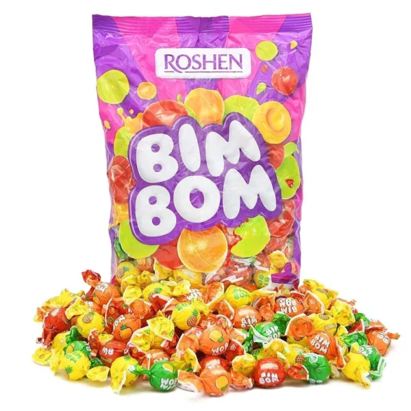 ROSHEN BIM BOM Hard Candy with Chewy Filling (500g)